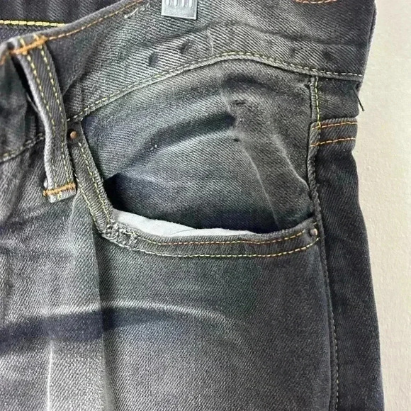 Fourth of November Jeans NWT Men’s 34 x 34 Jeans Black Stonewashed Distressed - Picture 3 of 16